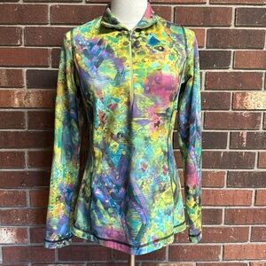 Sno Skins 1/4‎ Zip Print Top Size Medium